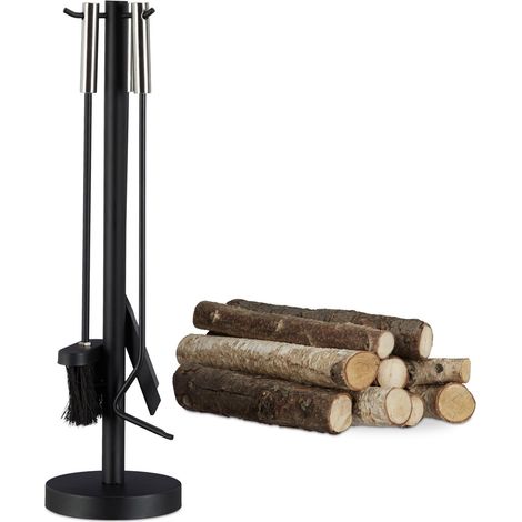 Kamin in 4 teilen