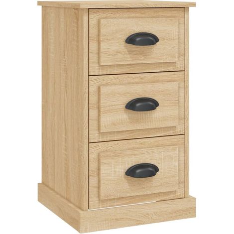 Maison Exclusive - Nachttisch Sonoma-Eiche 39x39x67 cm Holzwerkst