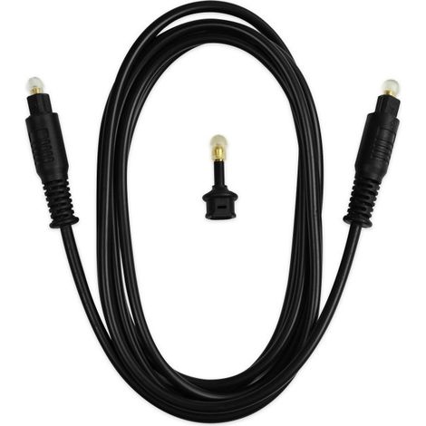 Ekon ECATOSL18AD Cable de fibra óptica e InfiniBand 1,8 m Toslink Negro