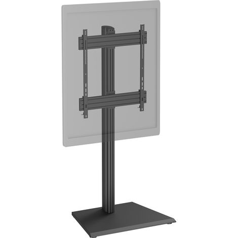 Support TV sur pied 60''-100'' mode portrait à poser noir (1/3)
