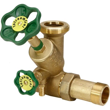 Schlösser Armaturen ABZWEIG-T-VENTIL, KFR, STEIG.SP. DN32, EINGANG 1 1/4", OB.A.-GEW. 2"