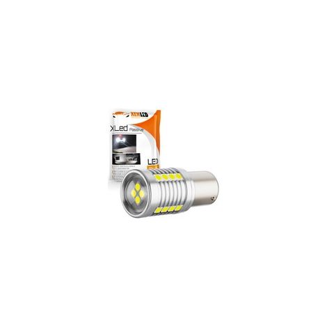 Ampoule P21W - 20 LED 3030 Blanc - X-LED Passive - 10-30V - 8,5W - 750Lms - 1156 BA15S (1/4)