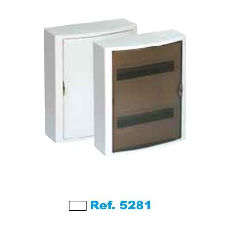 Quadro elettrico di superficie 28 elementi bianco Solera Arelos 5281