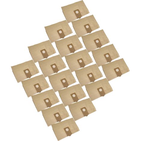 vhbw 100x sacchetto sostituisce Kärcher 69040510, 6.904-051.0, 6.904051.0, 6904-0510 per aspirapolvere - 36,5cm x 29,8cm Marrone (1/4)