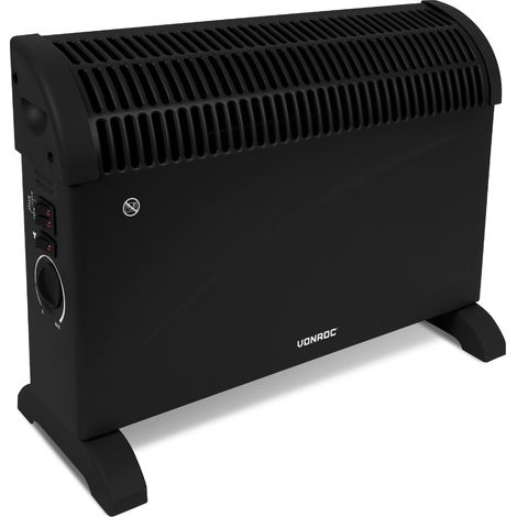 VONROC Riscaldatore elettrico   Termoconvettore 2000W   Con 3 impostazioni e funzione turbo