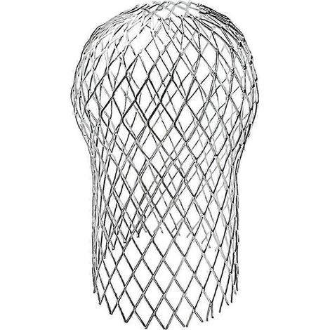Grilles métalliques pour gouttières, filtres anti-obstruction par feuilles, couvercles de tuyaux de descente, bouchons de filtre anti-corrosion, outil de nettoyage 17 x 10 cm (1/5)