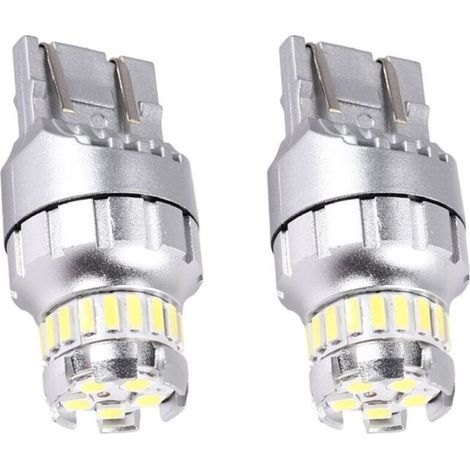 Lot de 2 ampoules LED Canbus pour feux de recul T20 7440 W21W 7443