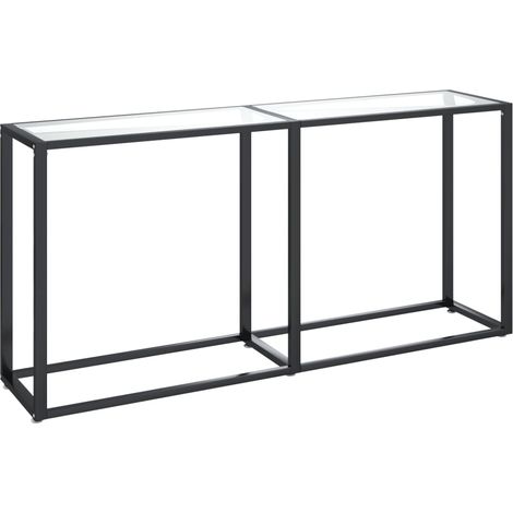 Maison Exclusive - Tavolo Consolle Trasparente 160x35x75,5 cm in Vetro Temperato