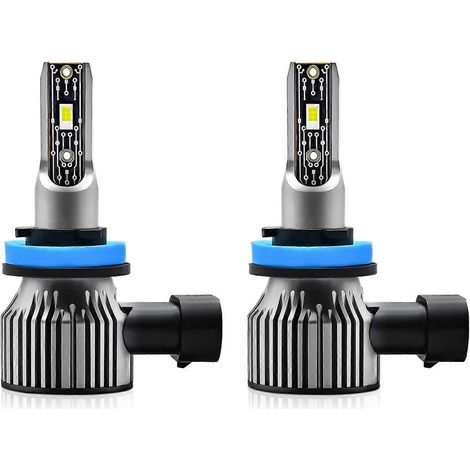 H8/H9/H11 LED-Scheinwerferlampen, IP68 wasserdicht, 6500 K, 120 W, 12000 lm, helle LEDs