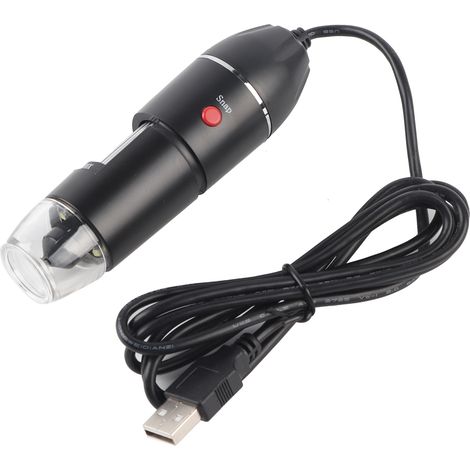 Microscope électronique portable 500X USB, loupe numérique pour PC portable et ordinateur, grossissement haute précision, outil d'observation professionnel (1/5)
