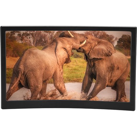 Support loupe/amplificateur vidéo HD incurvé et antidérapant pour écran de téléphone portable de 12 pouces