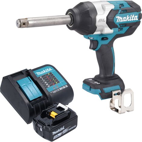 Makita DTW 1005 ST1 Atornillador de impacto a batería 18 V 1360 Nm 3/4" sin escobillas + 1 batería de 5,0 Ah + cargador