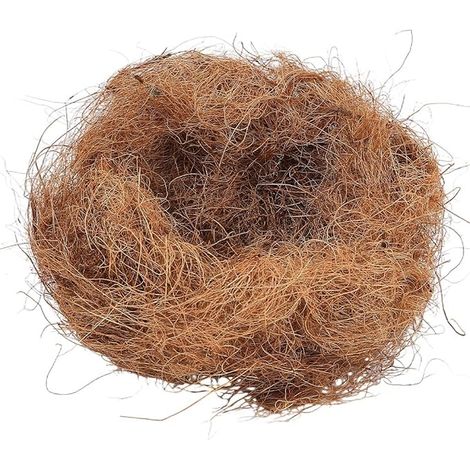 CREATCABIN Fibre Coco pour Nid D'Oiseau Substrat Litière Oiseaux Vrac Naturels pour Nid D'Oiseau Canari Pinson Perruche Colibri Matériau Nidification pour Cages Jardins Troncs (1/3)