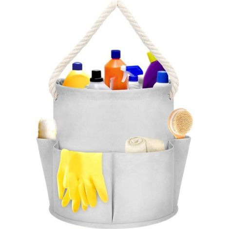 Panier de rangement pliable - Panier de rangement - Panier - Séparateur extérieur 6 compartiments - Panier pique-nique et plage - (1/5)