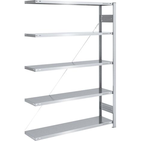 eurokraft pro, Rayonnage emboîtable extra-large, galvanisé, (1/5)