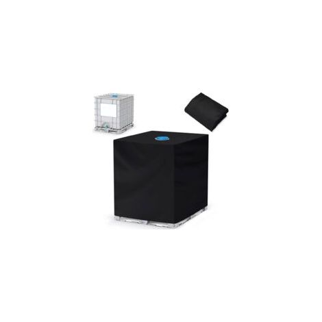 IBC Container Couverture Bâche de protection Solaire UV-Protection de 1000L Film de Pluie, (1/5)