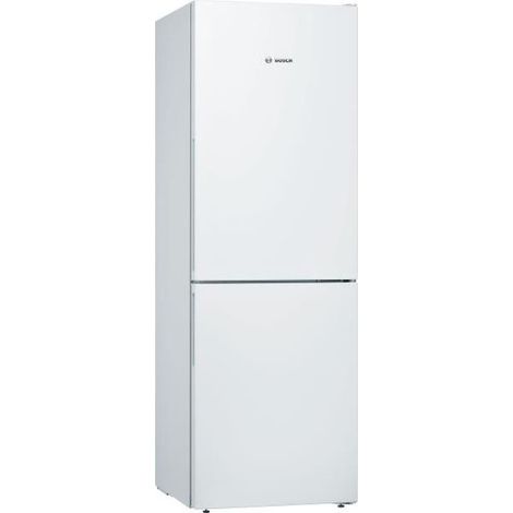 Bosch – Réfrigérateur combiné 289 litres – Dégivrage automatique – Froid brassé – Compartiment VitaFresh – 4 clayettes verre – Congélateur 94L