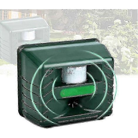 Ultraschall-Vogelabwehrgerät für den Außenbereich, Ultraschall-Tierabwehrgerät mit Bewegungssensor und blinkendes Insektenabwehrgerät (1/5)