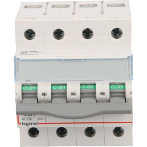 Interruptor-seccionador modular 125A 4P FR304 004378/406490