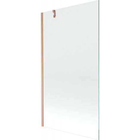 Mexen Next Duschwand 1-flügelig 100 x 150 cm, transparent, gebürstetes Kupfer - 895-100-000-00-00-65 (1/5)