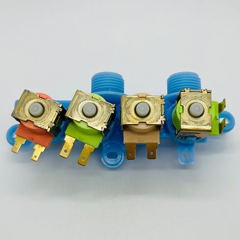 WH13X26637 (K-78354-2) 120V Water Inlet Solenoid Valve for Drum Washing Machine (1/4)