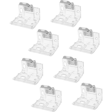 8-Piece Wireless Blind Brackets with Metal Clips, Accessories for Venetian Blinds, Easy and Convenient Installation for Any Home (1/5)