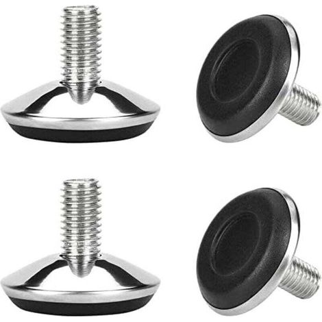 Pieds de nivellement réglables, protections pour meubles (chaises, tables, armoires), lot de 4, diamètre 50 mm- Crezuo (1/4)