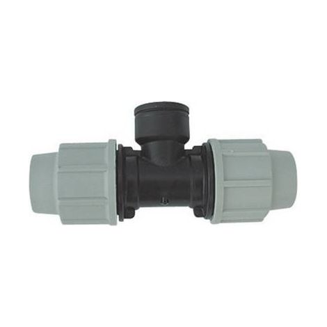 TEE A 90° FEMMINA PLASSON PER TUBO POLIETILENE 3" x 90