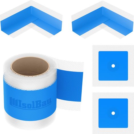 Isolbau Dichtset Bandset Dichtband 5m Dichtmanschetten Bad Dusche Innenecke (1/5)