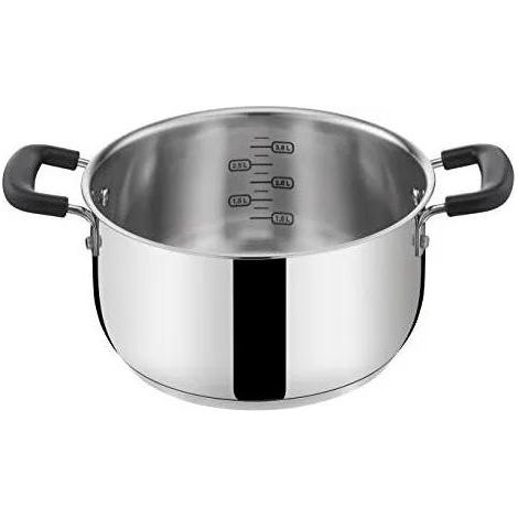 Lagostina Pratica Cazo 22 cm Gris Acero Inoxidable