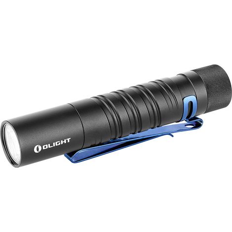 Mini linterna LED recargable por USB EDC de 300 lúmenes para camping, pesca y senderismo (negra) (1/5)