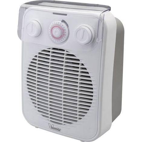 Bimar HF196 Termoventilatore Fan Heater 2000W Bianco e Grigio (1/4)