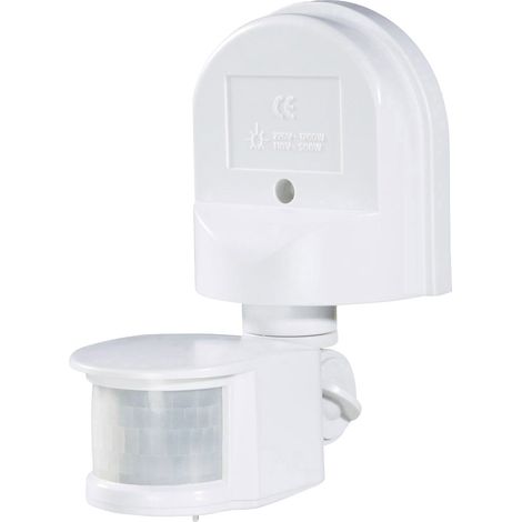 Renkforce 1296294 Wand PIR-Bewegungsmelder 180 ° Relais Weiß IP44