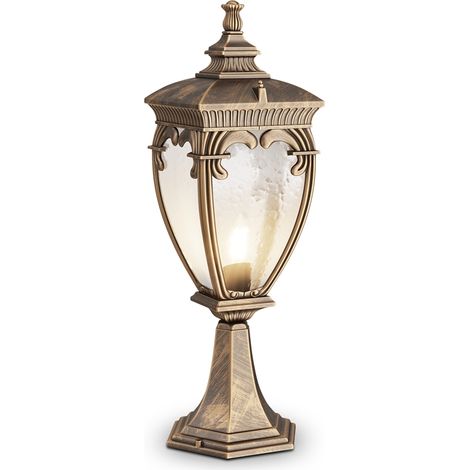 Maytoni Fleur paletto luce esterno E27 IP44 bronzo 48cm