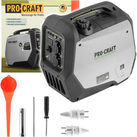 Generatore a benzina Procraft IGP35 con inverter, 3,0 kW, 5,5 l, 2×, 230 V / 1x USB-A / 1x USB-C (1/5)