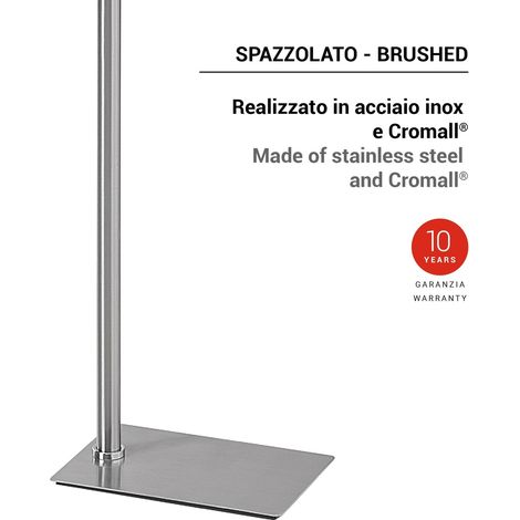 GEDY TR313800000 TRILLY Toallero y Columna De Pie Cepillado - ref: TR313800000