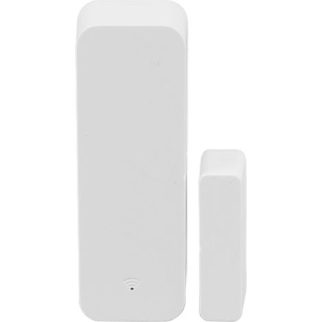 Capteur de porte/fenêtre WiFi avec alarme en temps réel et détecteur magnétique d'ouverture de porte pour système domotique Tuya (1/5)