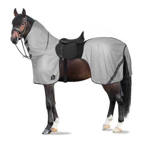 Manta anti-moscas Horze paso fino transpirable protección UV 155 cm (1/3)