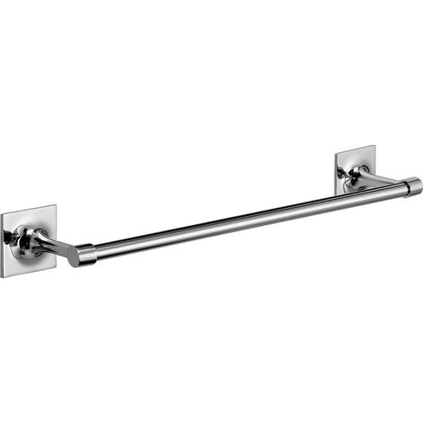 Toallero De 35 Cm - Longitud Ajustable - Soporte De Pared Cromado  Mimosa