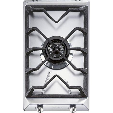 Placa de gas empotrada Smeg SRV531GH5 de 1 quemador en acero inoxidable (1/2)