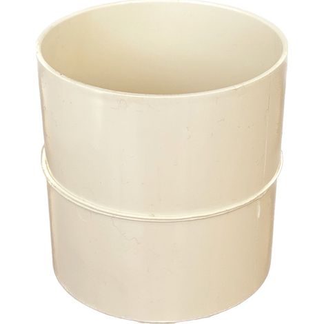 Manicotto femmina-femmina in pvc : Colore - Avorio, Diametro - 40