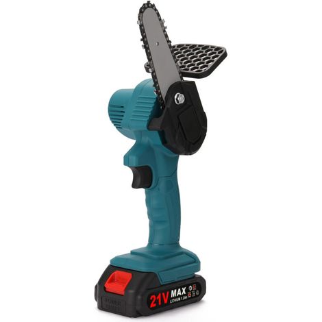 Scie d'élagage électrique Portable, 21V, 1200mAh, Rechargeable, petite pour le jardin (1/5)