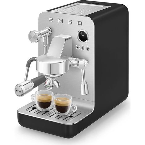 Smeg Macchina da caffè espresso 15 bar inox nero - EMC02BLMEU (1/2)