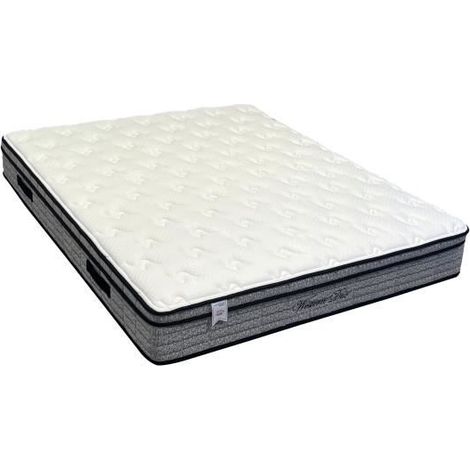 Matelas WESTERN DUO 30 cm ressorts ensachés - Soutien Medium 160 X 200 CM (1/2)