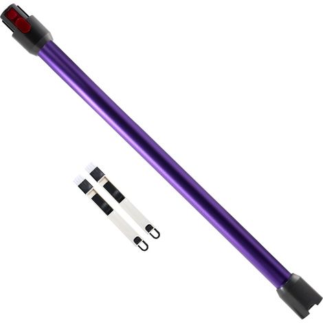 Tube Télescopique pour Dyson, Tube Extension Rechange Compatible pour Dyson V7 V8 V10 V11 V15, Tige Rigide à Dégagement Rapide pour Dyson avec Deux Petites Brosses, Violet (1/5)