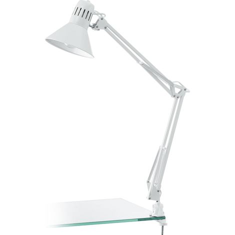 Lampe de bureau Ă pince Firmo, lampe de table de chevet vintage (1/5)