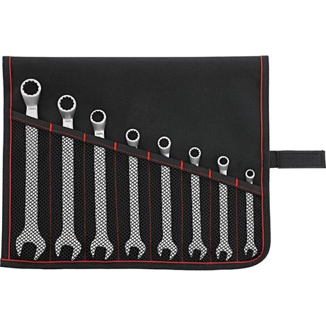 FORMAT Ringmaulschlüssel-Satz DIN3113B 8-19mm 8-teilig in Rolltasche