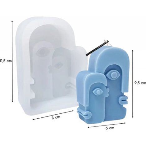 ZoeZo – Kerzenform – Nordisch – Gesicht – Kerzenformen – Silikonform – Kerzen selber machen – Gips- und Epoxidharzformen – Seifenherstellung (1/4)