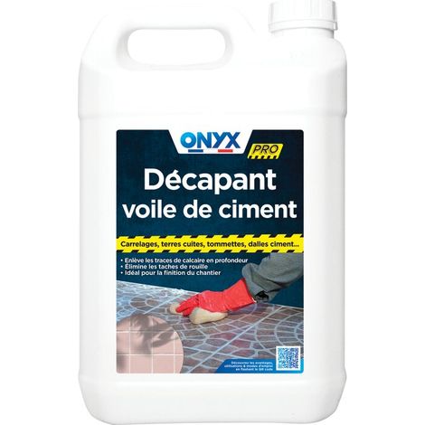 Décapant Voile De Ciment Onyx 5l élimine Efficacement Voiles De Ciment Et Laitance. - Onyx