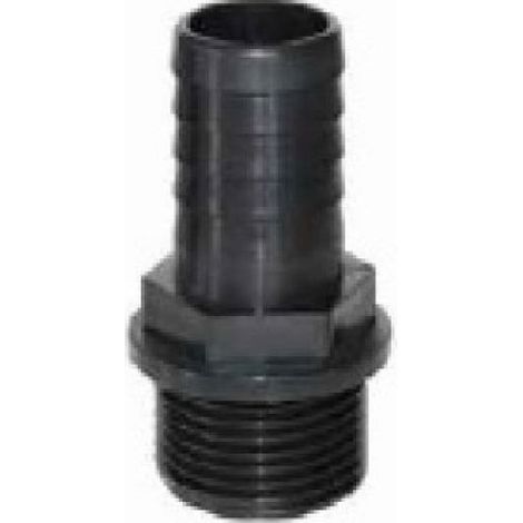 Racor Portamanguera Recto Rosca Macho 3/4'' Ø 25 mm  Ref 440044